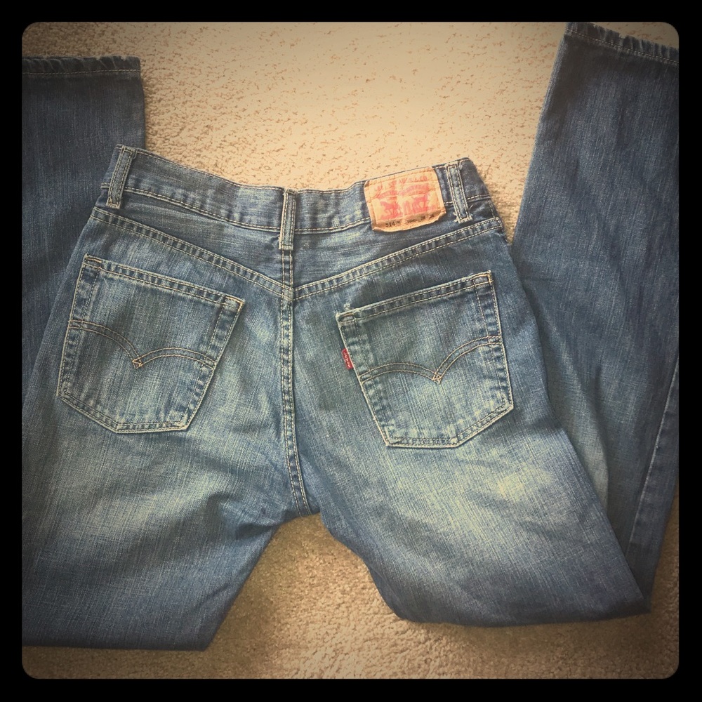 Boy’s Levi denim 514 jeans, size 16 Reg, like new